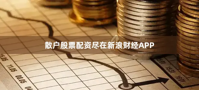 散户股票配资尽在新浪财经APP