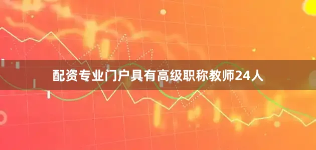 配资专业门户具有高级职称教师24人