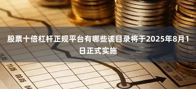 股票十倍杠杆正规平台有哪些该目录将于2025年8月1日正式实施